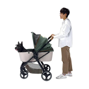 Ibiyaya FS2102雙開敞篷寵物推車(寵物承重:30kg)-狗-毛孩物語Pets Thing|香港寵物貓狗用品專門店:IATA寵物飛機籠、寵物手推車、貓爬架貓樹