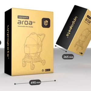 uppapets Aroa 可摺疊寵物推車(寵物承重:20kg)-狗-毛孩物語Pets Thing|香港寵物貓狗用品專門店:IATA寵物飛機籠、寵物手推車、貓爬架貓樹