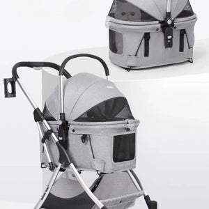 BebeRoad 北美版 R5 Plus 寵物推車 – 輕便折疊式分離設計(寵物承重:15kg)-狗-毛孩物語Pets Thing|香港寵物貓狗用品專門店:IATA寵物飛機籠、寵物手推車、貓爬架貓樹