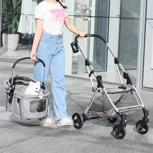 BebeRoad 北美版 R5 Plus 寵物推車 – 輕便折疊式分離設計(寵物承重:15kg)-狗-毛孩物語Pets Thing|香港寵物貓狗用品專門店:IATA寵物飛機籠、寵物手推車、貓爬架貓樹