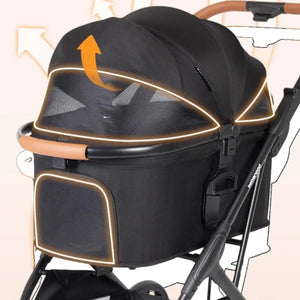 BebeRoad T6 中型寵物推車 – 輕便折疊、分離式設計(寵物承重:30kg)-狗-毛孩物語Pets Thing|香港寵物貓狗用品專門店:IATA寵物飛機籠、寵物手推車、貓爬架貓樹