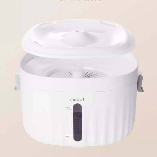 meoof 無插電寵物飲水機(陶瓷不鏽鋼|5000mAh|2L容量)-自動飲水器-毛孩物語Pets Thing|香港寵物貓狗用品專門店:IATA寵物飛機籠、寵物手推車、貓爬架貓樹