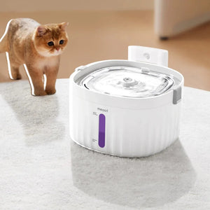 meoof 無插電寵物飲水機(陶瓷不鏽鋼|5000mAh|2L容量)-自動飲水器-毛孩物語Pets Thing|香港寵物貓狗用品專門店:IATA寵物飛機籠、寵物手推車、貓爬架貓樹