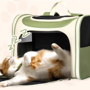 PETSFIT 寵物雙肩橫護腰設計背囊-貓-毛孩物語Pets Thing|香港寵物貓狗用品專門店:IATA寵物飛機籠、寵物手推車、貓爬架貓樹