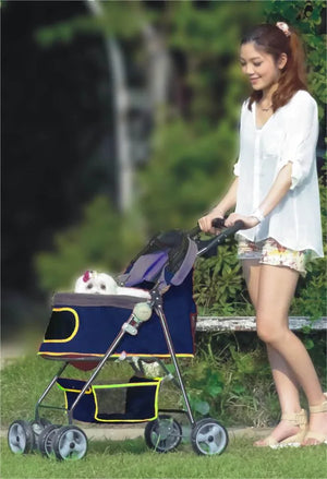 Petstro 407P-NB Harmony (寵物承重:12kg|連雨套)-狗-毛孩物語Pets Thing|香港寵物貓狗用品專門店:IATA寵物飛機籠、寵物手推車、貓爬架貓樹