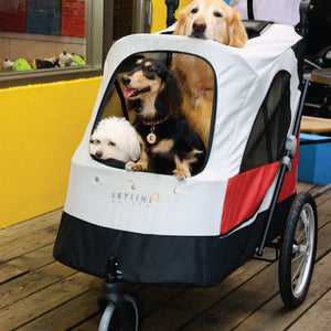 Petstro 701-RD 台灣大型寵物旅行車 SKYLINE (寵物承重:45kg|連雨套)-狗-毛孩物語Pets Thing|香港寵物貓狗用品專門店:IATA寵物飛機籠、寵物手推車、貓爬架貓樹