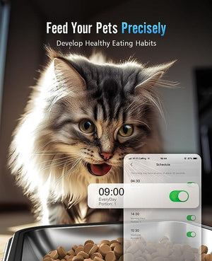 Oneisall PFD-002 Pro 5G Wi-Fi自動寵物餵食器-自動餵食器-毛孩物語Pets Thing|香港寵物貓狗用品專門店:IATA寵物飛機籠、寵物手推車、貓爬架貓樹