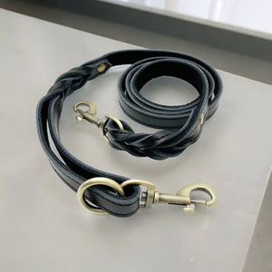 Leatheraft 100% Nappa納帕真皮手工寵物狗帶麻花牽繩 (S細碼:長度117cm)-狗-毛孩物語Pets Thing|香港寵物貓狗用品專門店:IATA寵物飛機籠、寵物手推車、貓爬架貓樹
