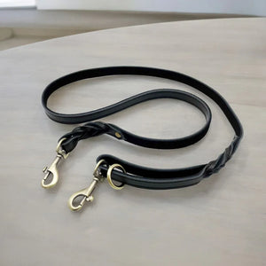 Leatheraft 100% Nappa納帕真皮手工寵物狗帶麻花牽繩 (S細碼:長度117cm)-狗-毛孩物語Pets Thing|香港寵物貓狗用品專門店:IATA寵物飛機籠、寵物手推車、貓爬架貓樹