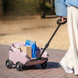 JARDKIDS 輕便寵物可折疊加大遮陽棚手拉車 (座艙:52 × 35 × 26cm)-狗-毛孩物語Pets Thing|香港寵物貓狗用品專門店:IATA寵物飛機籠、寵物手推車、貓爬架貓樹