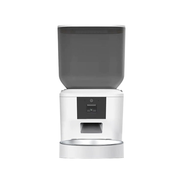 FURPIPI不鏽鋼自動寵物餵食器 (帶鏡頭|4L|視訊互動|乾濕電2用)-自動餵食器-毛孩物語Pets Thing|香港寵物貓狗用品專門店:IATA寵物飛機籠、寵物手推車、貓爬架貓樹