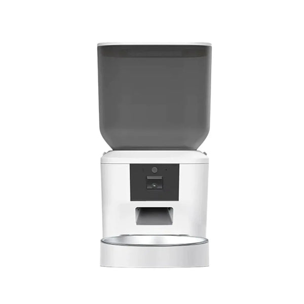 FURPIPI不鏽鋼自動寵物餵食器 (帶鏡頭|4L|視訊互動|乾濕電2用)-自動餵食器-毛孩物語Pets Thing|香港寵物貓狗用品專門店:IATA寵物飛機籠、寵物手推車、貓爬架貓樹