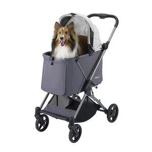 Ibiyaya FS2501 Maxi 瞬收中型寵物推車 (寵物承重:25kg)-貓狗-毛孩物語Pets Thing|香港寵物貓狗用品專門店:IATA寵物飛機籠、寵物手推車、貓爬架貓樹