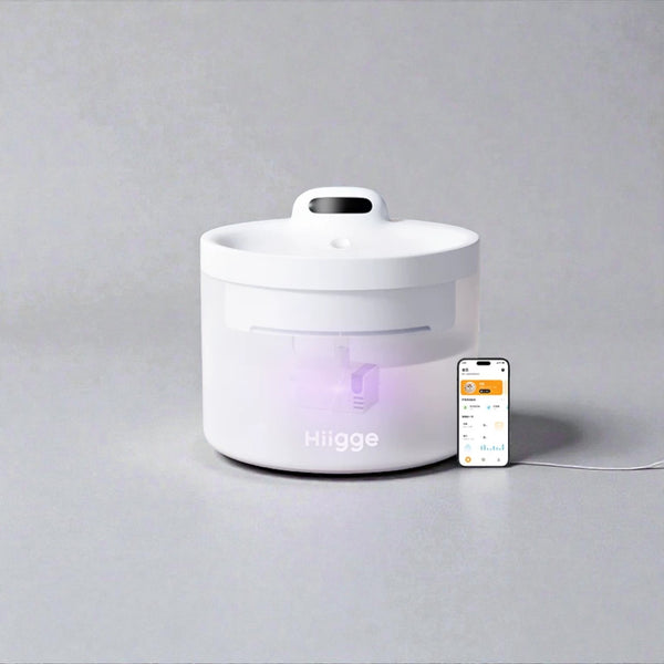 Hiigge雪頂 Light 2 Ultra 寵物飲水機 (UVC殺菌+抑菌版|4000mAh|2.3L容量)-自動飲水器-毛孩物語Pets Thing|香港寵物貓狗用品專門店:IATA寵物飛機籠、寵物手推車、貓爬架貓樹