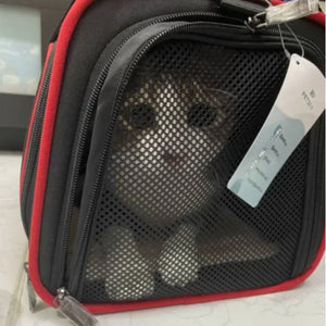 Petsfit 高質三用擴展式寵物手提袋外出貓袋 (內置安全繩|底板硬墊|可掛行李箱/肩背/手提)-寵物航空箱寵物袋-毛孩物語Pets Thing|香港寵物貓狗用品專門店:IATA寵物飛機籠、寵物手推車、貓爬架貓樹