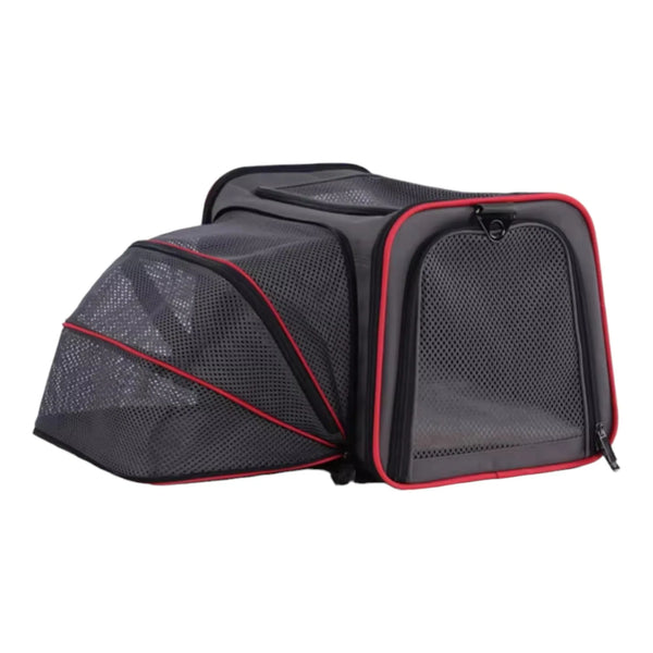 Petsfit 高質三用擴展式寵物手提袋外出貓袋 (內置安全繩|底板硬墊|可掛行李箱/肩背/手提)-寵物航空箱寵物袋-毛孩物語Pets Thing|香港寵物貓狗用品專門店:IATA寵物飛機籠、寵物手推車、貓爬架貓樹