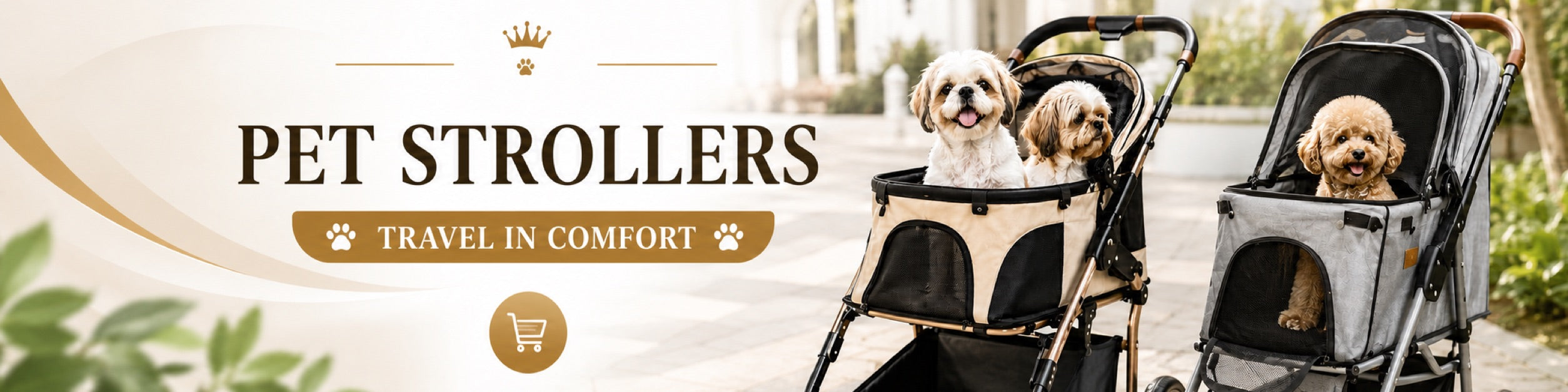 Pet strollers for comfortable travel with dogs