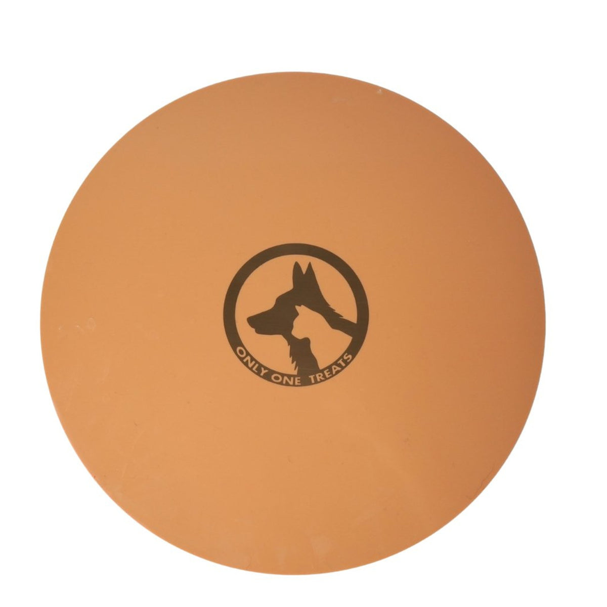 Only One Treats 8" Silicone Lick Mat - Khaki|寵物餵食用品|加拿大直送-貓狗-毛孩物語Pets Thing|香港寵物貓狗用品專門店:IATA寵物飛機籠、寵物手推車、貓爬架貓樹