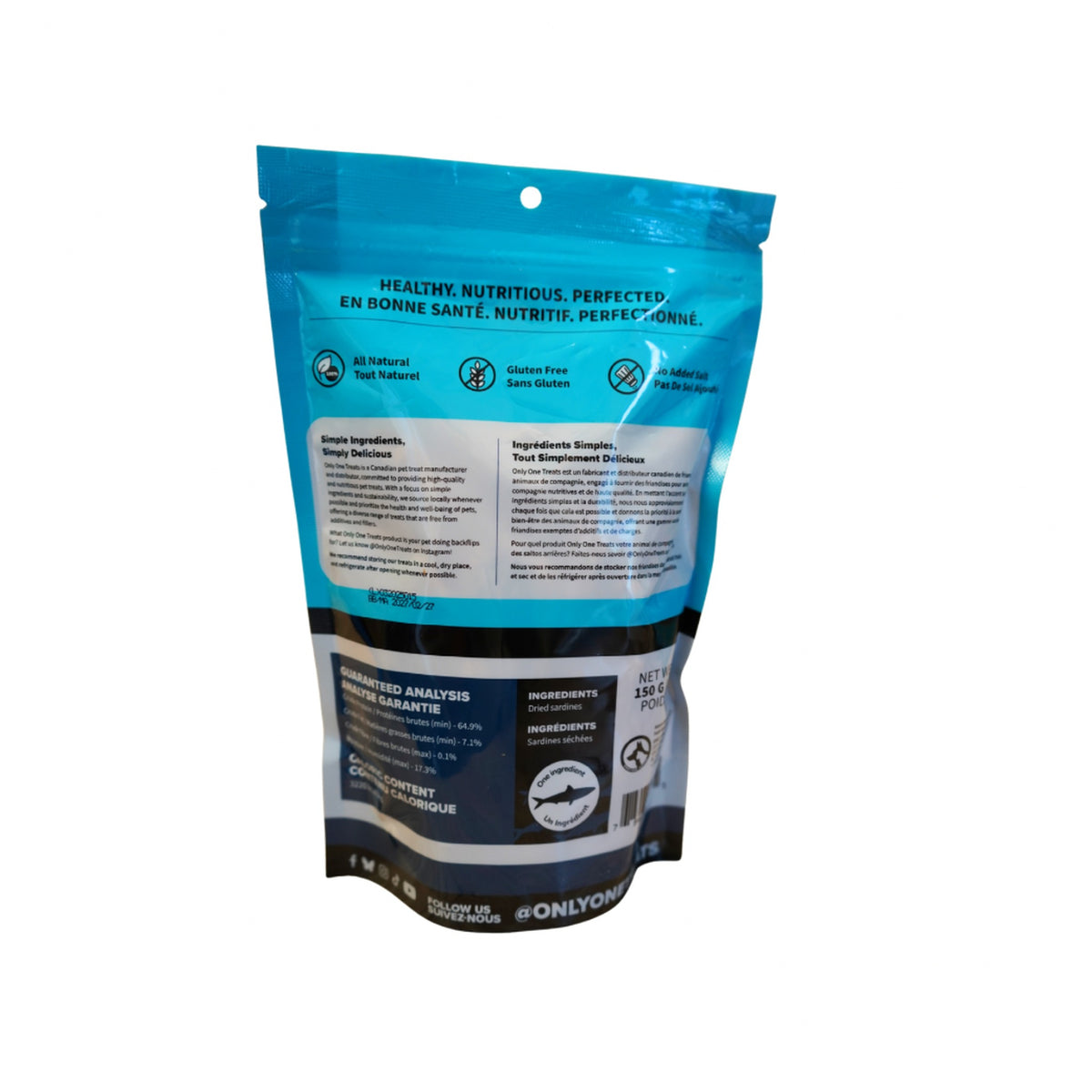 Only One Treats Dried Sardines 150g|貓狗零食|加拿大直送-貓狗-毛孩物語Pets Thing|香港寵物貓狗用品專門店:IATA寵物飛機籠、寵物手推車、貓爬架貓樹
