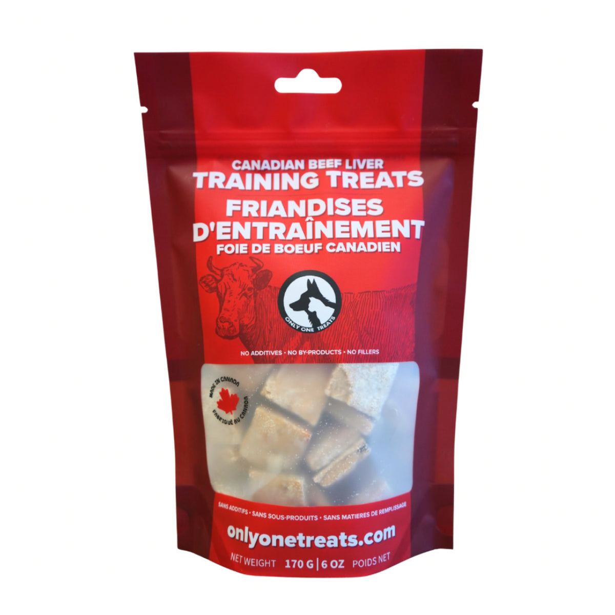 Only One Treats Canadian Beef Liver Training Treats 170g|貓狗零食|加拿大直送-貓狗-毛孩物語Pets Thing|香港寵物貓狗用品專門店:IATA寵物飛機籠、寵物手推車、貓爬架貓樹