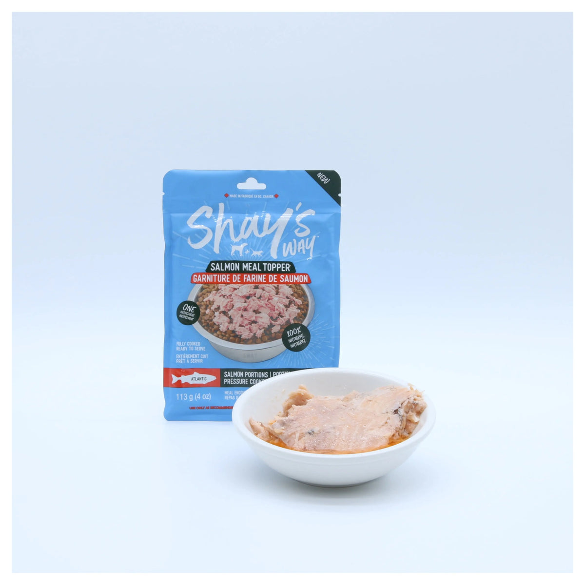 Shay's Way Atlantic Salmon Meal Topper — 4oz|狗狗食品|加拿大直送-貓狗-毛孩物語Pets Thing|香港寵物貓狗用品專門店:IATA寵物飛機籠、寵物手推車、貓爬架貓樹