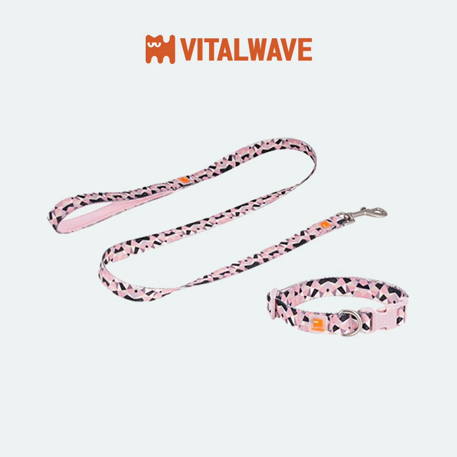 VITALWAVE Diamond Gleam 鑽石璀璨寵物頸圈牽引繩套裝-寵物頸圈牽引套裝-毛孩物語Pets Thing|香港寵物貓狗用品專門店:IATA寵物飛機籠、寵物手推車、貓爬架貓樹