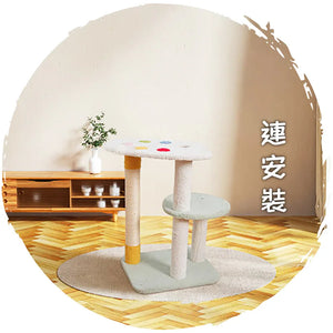 美術貓咪調色盤畫板貓爬架貓樹 (2層款|58cm)-貓-毛孩物語Pets Thing|香港寵物貓狗用品專門店:IATA寵物飛機籠、寵物手推車、貓爬架貓樹