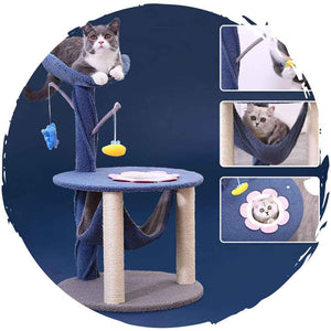 🌍北歐風貓抓柱貓樹😸上層吊床貓爬架-貓-毛孩物語Pets Thing|香港寵物貓狗用品專門店:IATA寵物飛機籠、寵物手推車、貓爬架貓樹