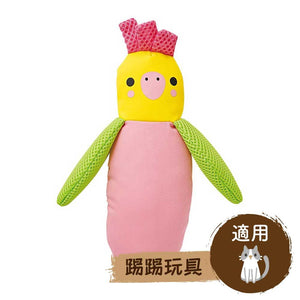 Petio🦜日式和風貓咪攬枕咬咬玩具(鸚鵡)-貓-毛孩物語Pets Thing|香港寵物貓狗用品專門店:IATA寵物飛機籠、寵物手推車、貓爬架貓樹