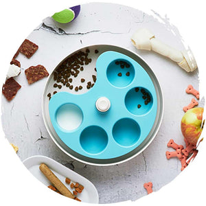 🍽️英國狗狗旋轉防哽慢食碗 (調色盤)-狗-毛孩物語Pets Thing|香港寵物貓狗用品專門店:IATA寵物飛機籠、寵物手推車、貓爬架貓樹