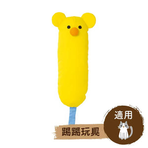 Petio🐀日式和風貓咪攬枕踢踢玩具(黃色老鼠)-貓-毛孩物語Pets Thing|香港寵物貓狗用品專門店:IATA寵物飛機籠、寵物手推車、貓爬架貓樹