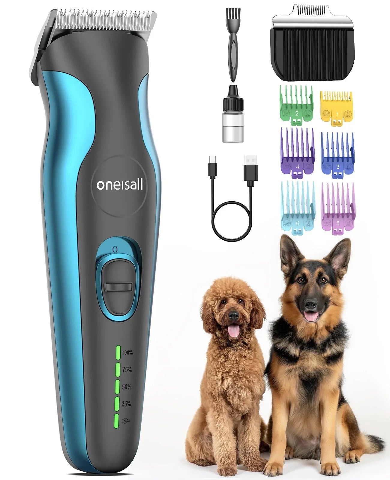 Oneisall DTJ-002 2合1寵物剪毛器-貓狗-毛孩物語Pets Thing｜香港寵物貓狗用品專門店：IATA寵物飛機籠、寵物手推車、貓爬架貓樹