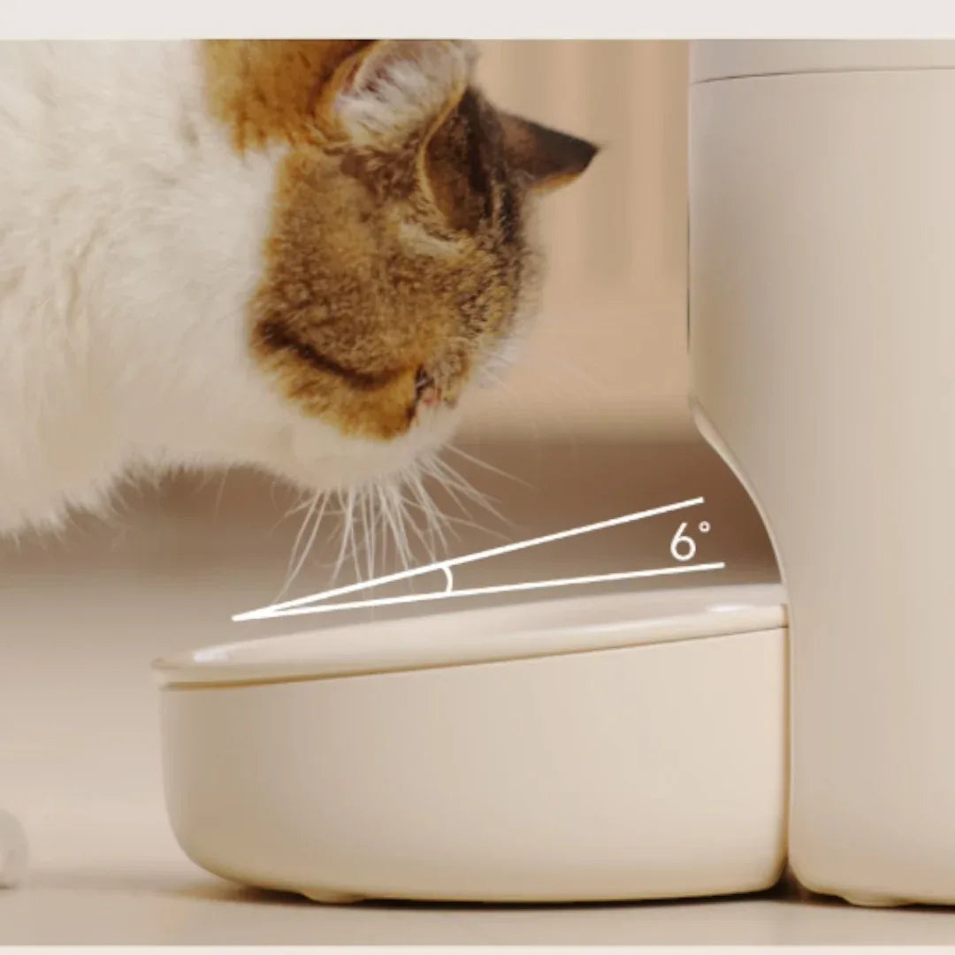 meoof 蛋捲自動餵食器 (帶鏡頭｜4L｜乾濕電2用)-自動餵食器-毛孩物語Pets Thing｜香港寵物貓狗用品專門店：IATA寵物飛機籠、寵物手推車、貓爬架貓樹
