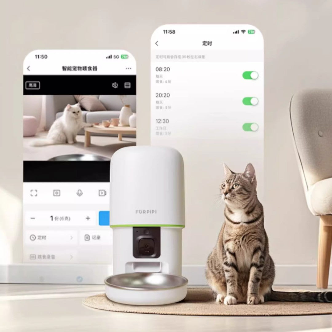 毛皮皮自動寵物餵食器 (WiFi版｜4L｜App控制)-貓狗-毛孩物語Pets Thing｜香港寵物貓狗用品專門店：IATA寵物飛機籠、寵物手推車、貓爬架貓樹