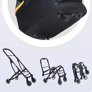DODOPET 新款低座四輪摺疊可分離寵物出街手推車（寵物承重：20kg 送出街袋）-狗-毛孩物語Pets Thing｜香港寵物貓狗用品專門店：IATA寵物飛機籠、寵物手推車、貓爬架貓樹