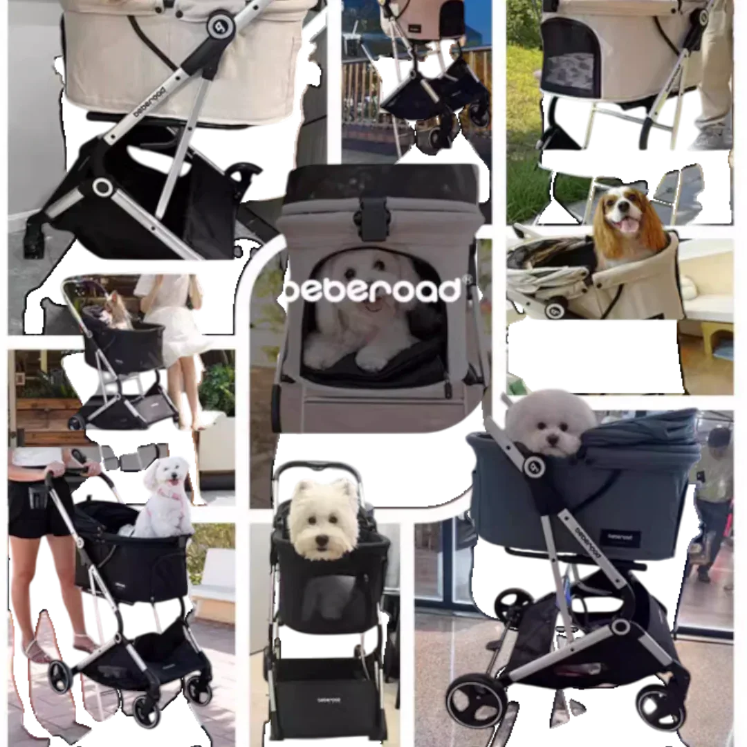 Beberoad T4 寵物手推車 – 輕便折疊式外出推車（寵物承重：20kg）-狗-毛孩物語Pets Thing｜香港寵物貓狗用品專門店：IATA寵物飛機籠、寵物手推車、貓爬架貓樹