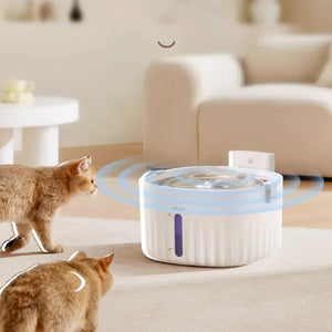 meoof 無插電寵物飲水機（陶瓷不鏽鋼|5000mAh|2L容量）-自動飲水器-毛孩物語Pets Thing｜香港寵物貓狗用品專門店：IATA寵物飛機籠、寵物手推車、貓爬架貓樹
