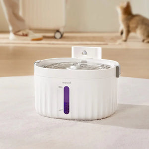 meoof 無插電寵物飲水機（陶瓷不鏽鋼|5000mAh|2L容量）-自動飲水器-毛孩物語Pets Thing｜香港寵物貓狗用品專門店：IATA寵物飛機籠、寵物手推車、貓爬架貓樹