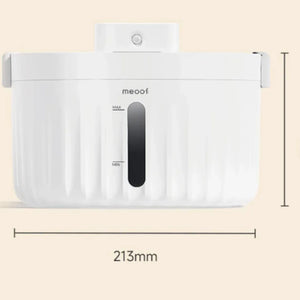 meoof 無插電寵物飲水機（陶瓷不鏽鋼|5000mAh|2L容量）-自動飲水器-毛孩物語Pets Thing｜香港寵物貓狗用品專門店：IATA寵物飛機籠、寵物手推車、貓爬架貓樹