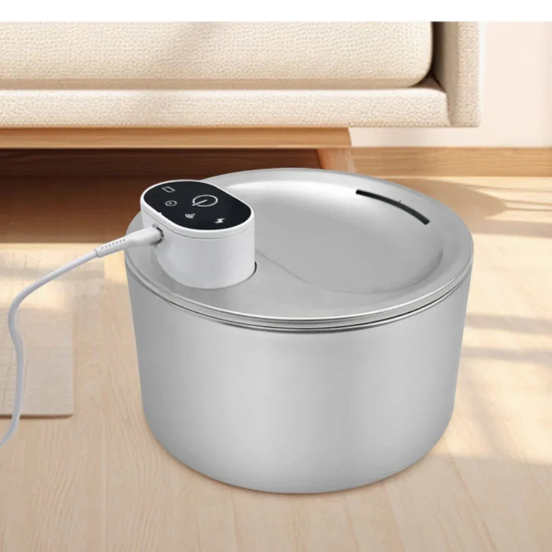 PETFONG 智能感應寵物飲水機（不銹鋼|5000mAh|4L容量）-自動飲水器-毛孩物語Pets Thing｜香港寵物貓狗用品專門店：IATA寵物飛機籠、寵物手推車、貓爬架貓樹