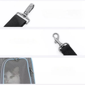 Petsfit 高質三用擴展式航空寵物軟袋 (內置安全繩｜底板硬墊｜雙邊擴展版)-寵物航空箱寵物袋-毛孩物語Pets Thing｜香港寵物貓狗用品專門店：IATA寵物飛機籠、寵物手推車、貓爬架貓樹