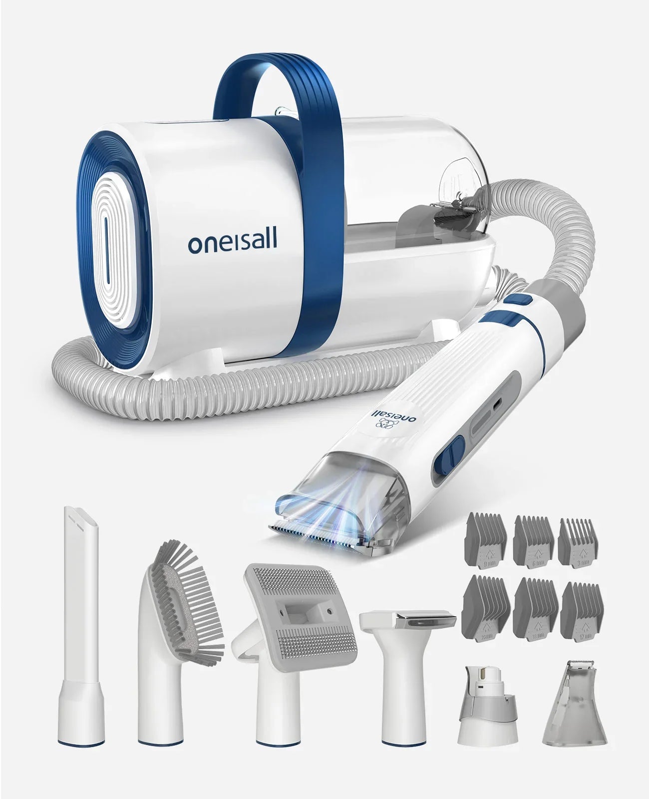 Oneisall S1 七種配件│寵物美容真空吸毛器 │輕鬆打理貓狗毛髮-貓狗-毛孩物語Pets Thing｜香港寵物貓狗用品專門店：IATA寵物飛機籠、寵物手推車、貓爬架貓樹