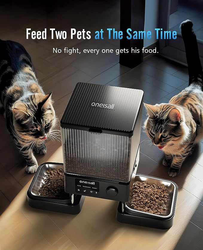 Oneisall PFD-002 Pro 5G Wi-Fi自動寵物餵食器-自動餵食器-毛孩物語Pets Thing｜香港寵物貓狗用品專門店：IATA寵物飛機籠、寵物手推車、貓爬架貓樹
