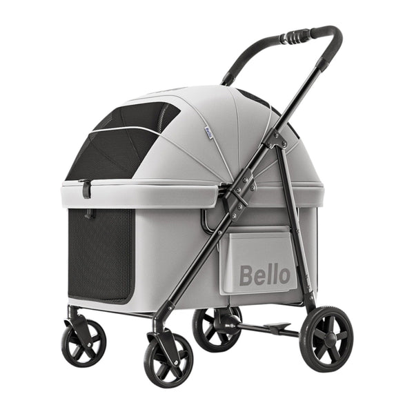 BELLO D6 Small to Medium-Sized Folding Pet Stroller (Pet Weight Capacity: 15kg)