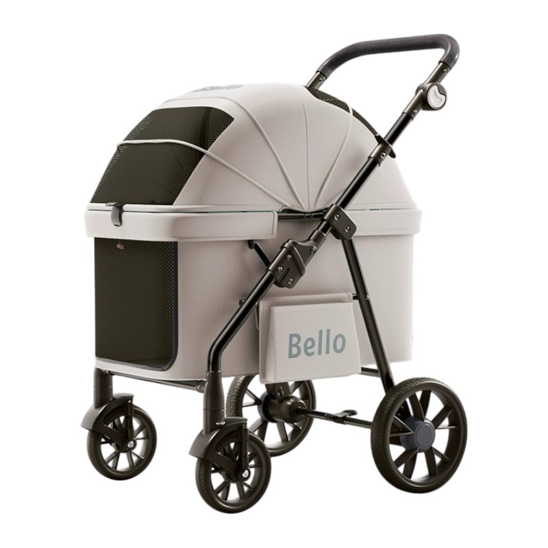 BELLO D9 中大型可折疊減震大輪寵物推車 (寵物承重：20kg)