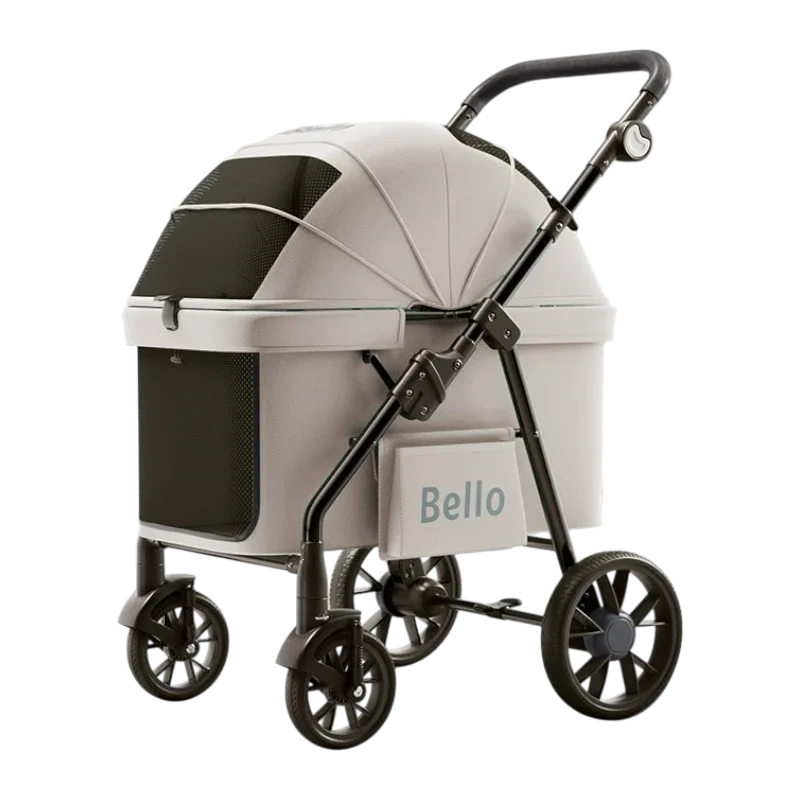 BELLO D9 中大型可折疊減震大輪寵物推車 (寵物承重：20kg)-狗-毛孩物語Pets Thing｜香港寵物貓狗用品專門店：IATA寵物飛機籠、寵物手推車、貓爬架貓樹