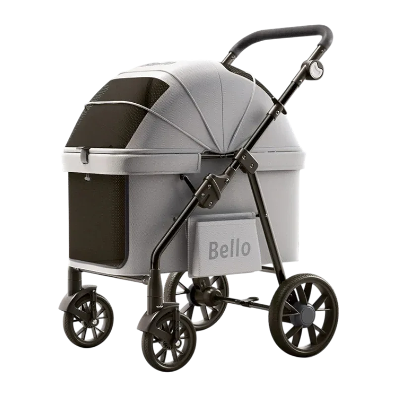 BELLO D9 中大型可折疊減震大輪寵物推車 (寵物承重：20kg)-狗-毛孩物語Pets Thing｜香港寵物貓狗用品專門店：IATA寵物飛機籠、寵物手推車、貓爬架貓樹