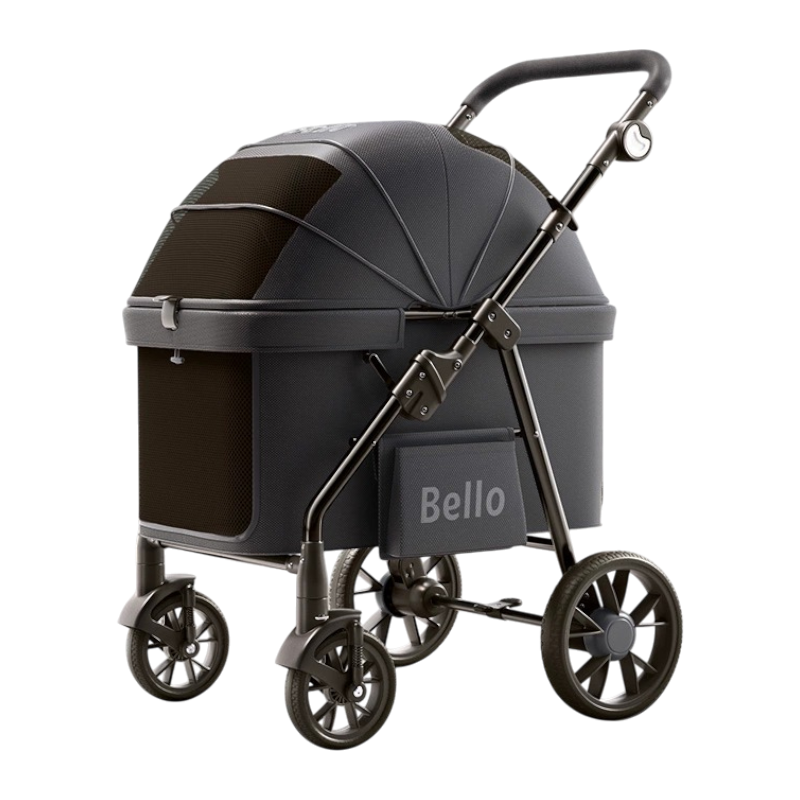 BELLO D9 中大型可折疊減震大輪寵物推車 (寵物承重：20kg)