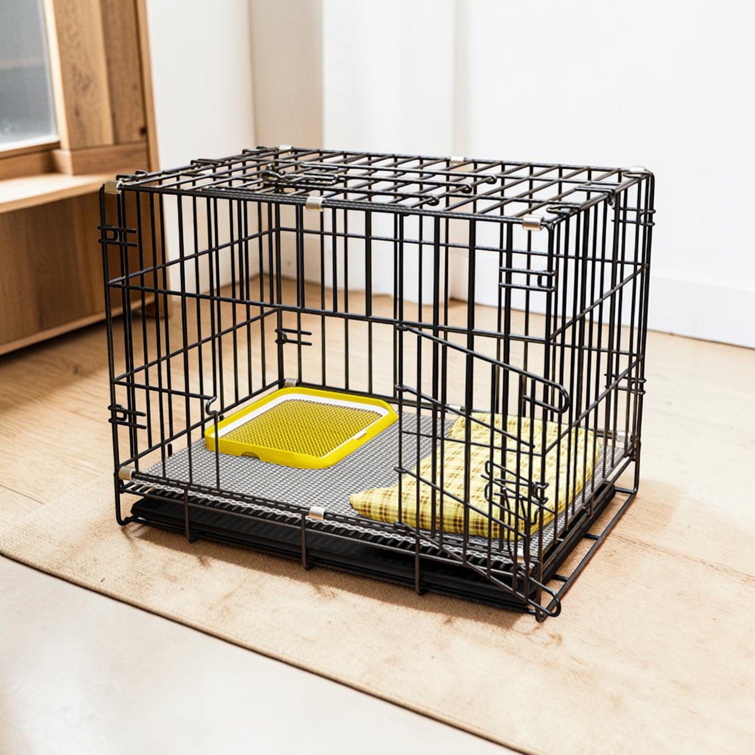 優質免安裝摺疊式寵物籠 狗籠/貓籠 (50cm 小型犬及幼貓適用)-寵物籠-毛孩物語Pets Thing｜香港寵物貓狗用品專門店：IATA寵物飛機籠、寵物手推車、貓爬架貓樹