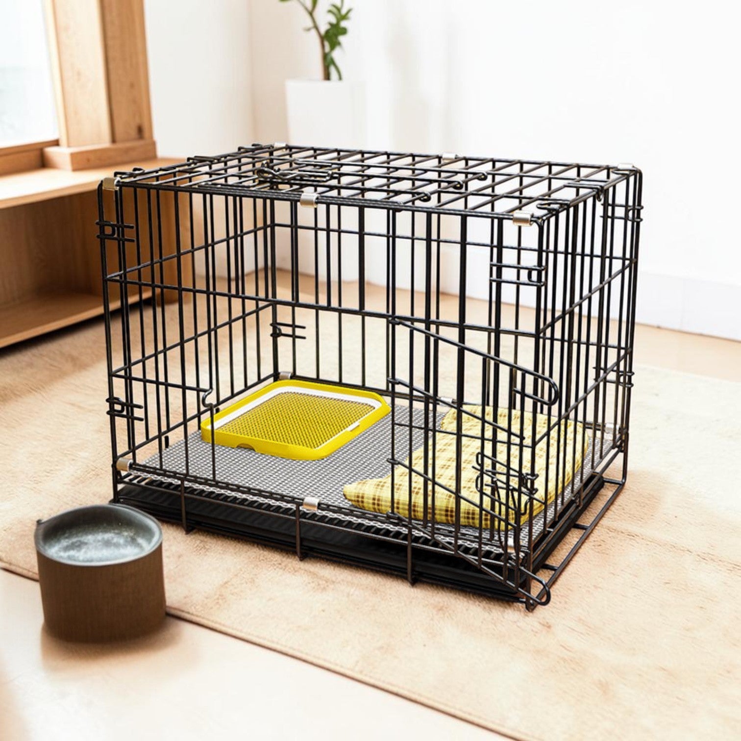 優質免安裝摺疊式寵物籠 狗籠/貓籠 (50cm 小型犬及幼貓適用)-寵物籠-毛孩物語Pets Thing｜香港寵物貓狗用品專門店：IATA寵物飛機籠、寵物手推車、貓爬架貓樹